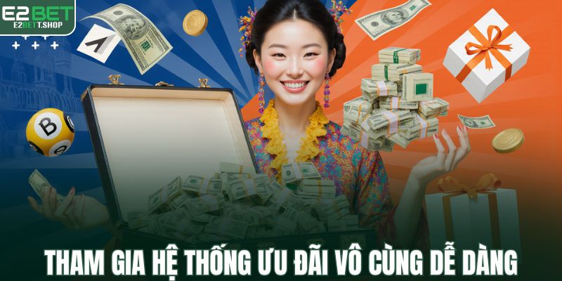 Tham gia hệ thống ưu đãi vô cùng dễ dàng